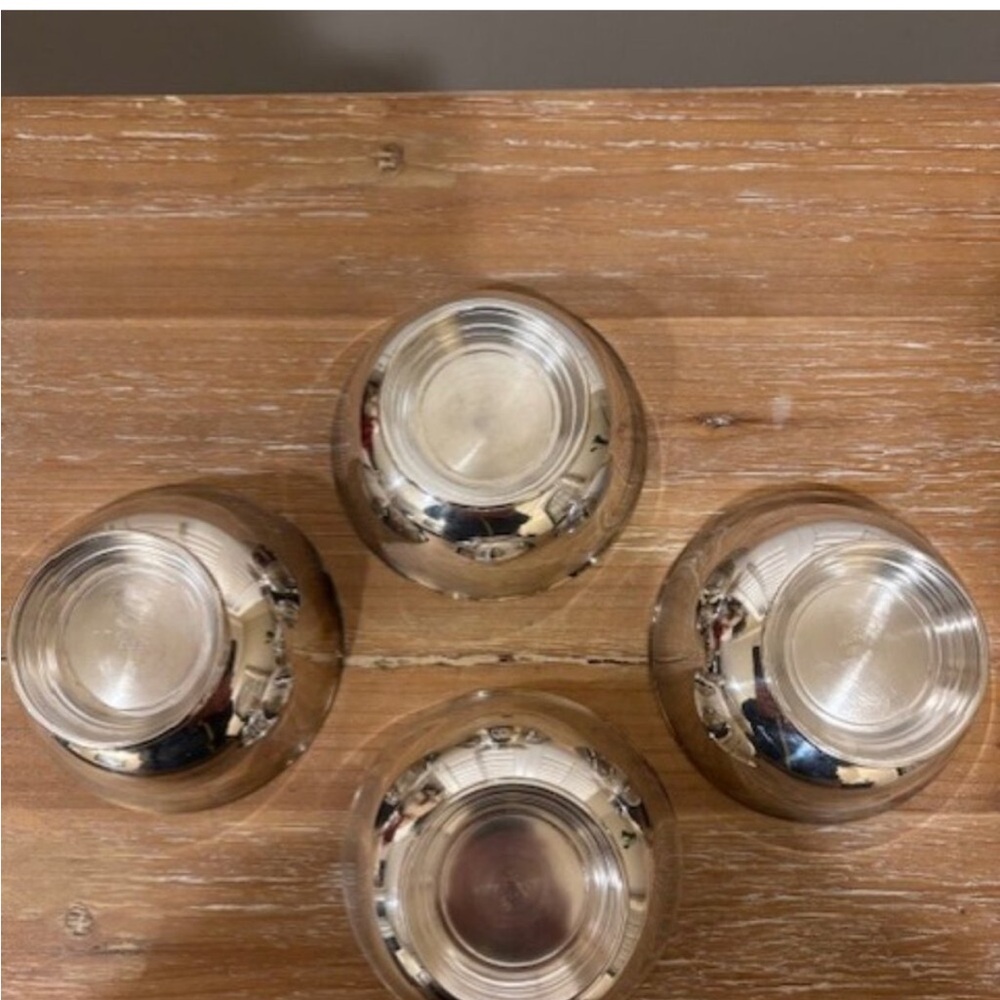 Four Vintage Gorham Silver Plate Paul Revere Bowls YC795 - Picture 3 of 4